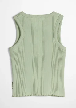 TEENS-GIRLS Top aus geripptem Bio-Baumwoll-Jersey