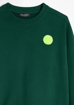 TEENS-UNISEX Sweatshirt mit beidseitigen Tennisball-Highlights