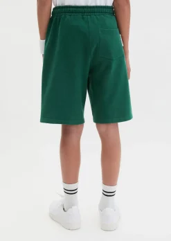 TEENS-UNISEX Sweatshorts mit gelbem Tennisball-Highlight