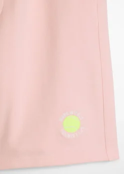 TEENS-UNISEX Sweatshorts mit gelbem Tennisball-Highlight