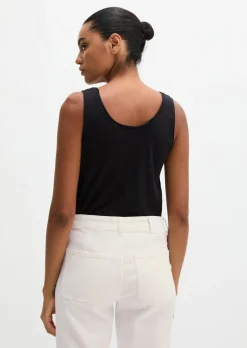 Top regular aus Slub-Jersey