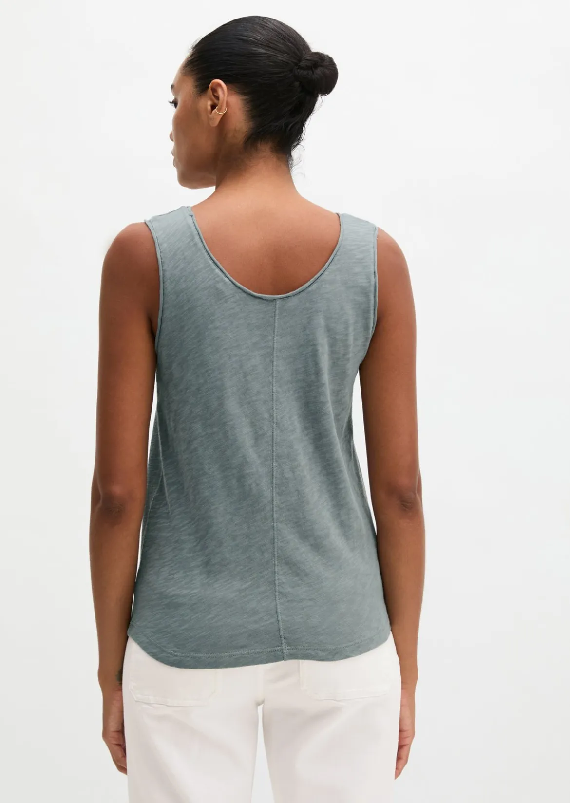 Top regular aus Slub-Jersey