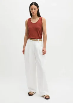 Top regular aus Slub-Jersey