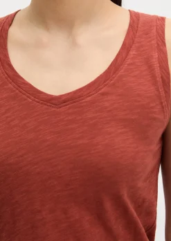 Top regular aus Slub-Jersey
