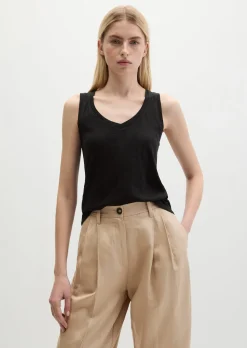 Top regular aus Slub-Jersey