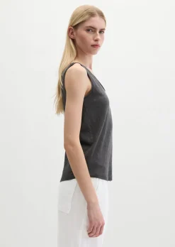 Top regular aus Slub-Jersey