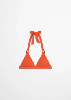 Triangle-Bikini-Top mit feiner Wellenstruktur