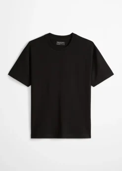 T-Shirt loose aus schwerem Bio-Baumwoll-Jersey
