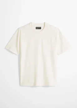 T-Shirt loose aus schwerem Bio-Baumwoll-Jersey