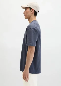 T-Shirt loose aus schwerem Bio-Baumwoll-Jersey