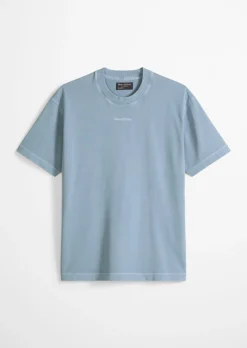T-Shirt loose aus schwerem Bio-Baumwoll-Jersey