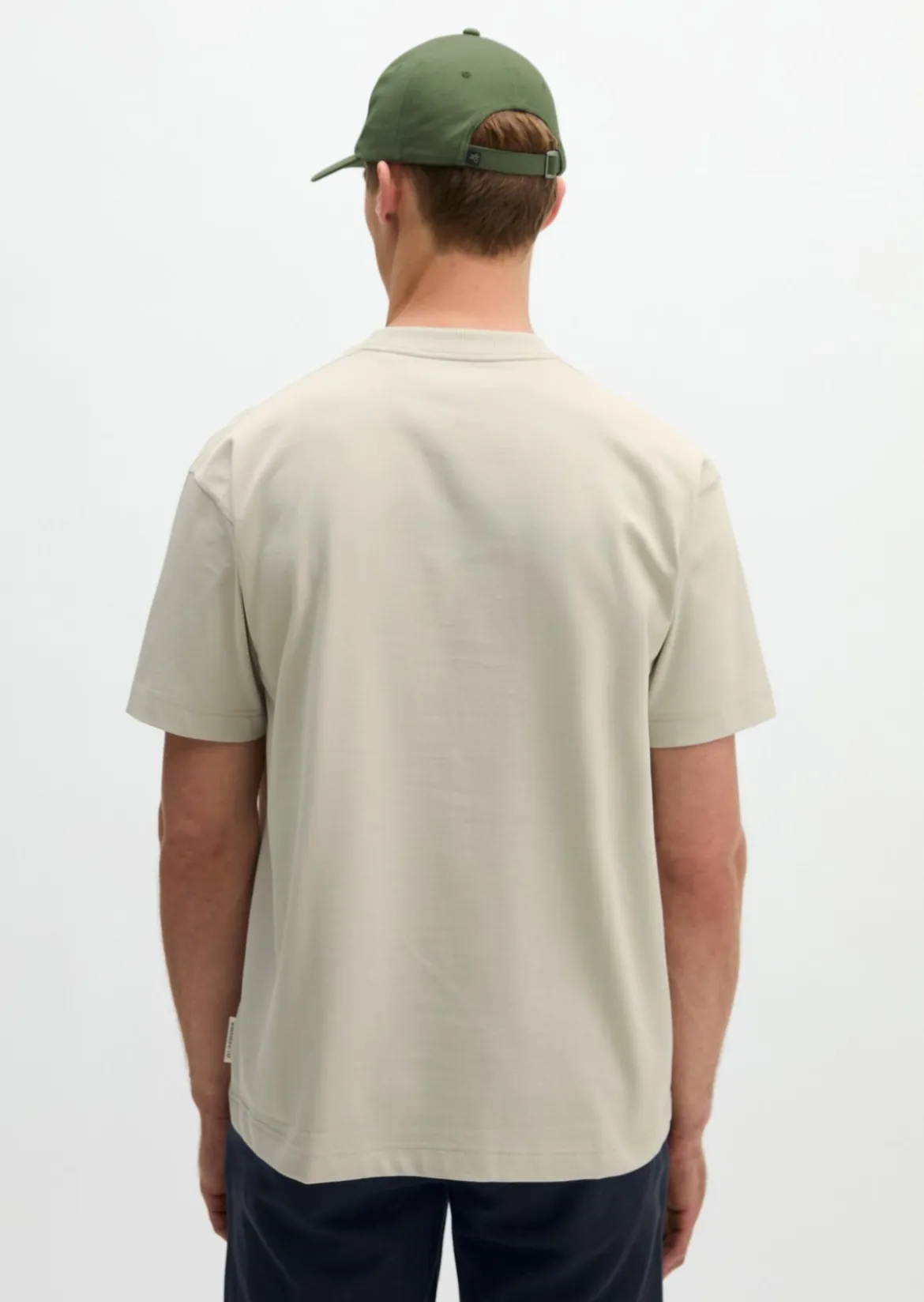 T-Shirt loose aus schwerem Bio-Baumwoll-Jersey