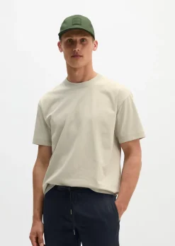 T-Shirt loose aus schwerem Bio-Baumwoll-Jersey
