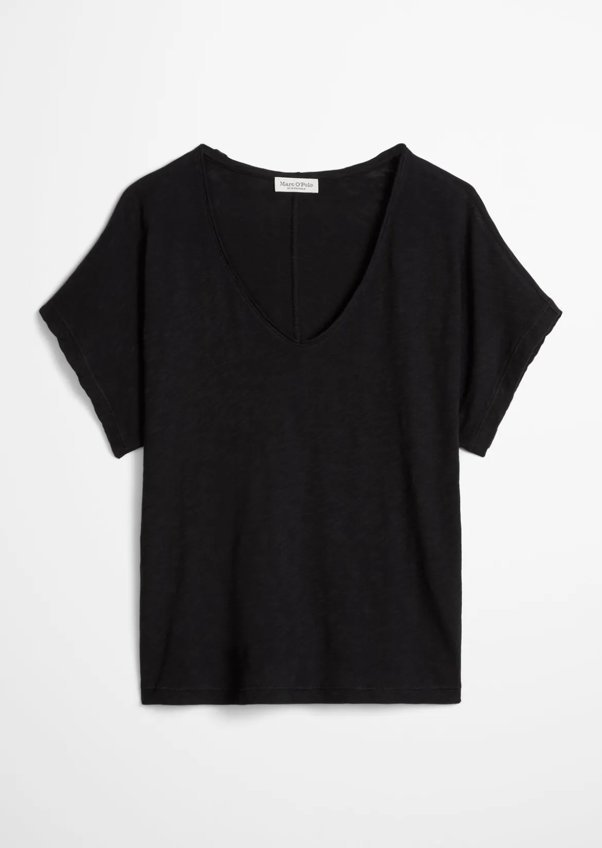 T-Shirt loose aus Slub-Jersey