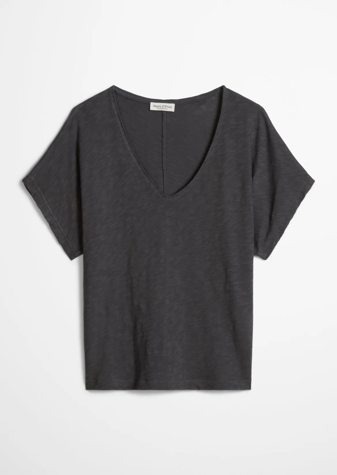 T-Shirt loose aus Slub-Jersey