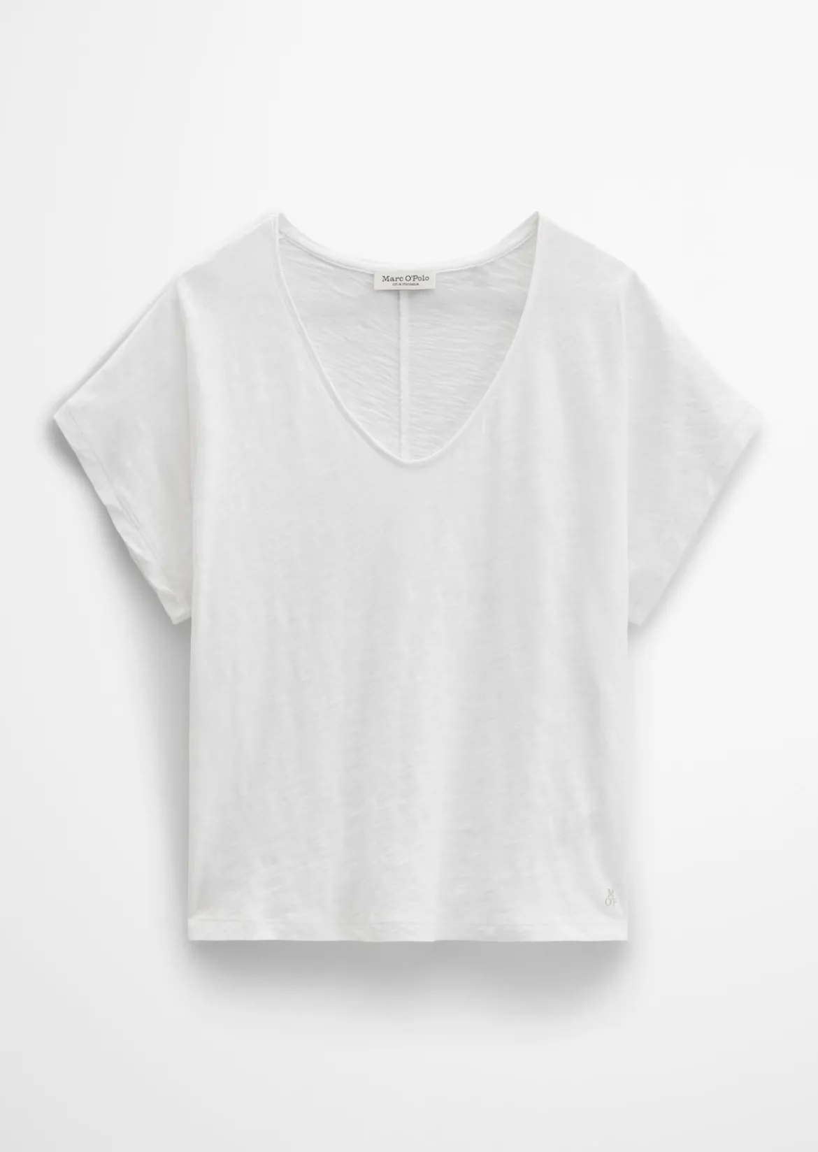 T-Shirt loose aus Slub-Jersey