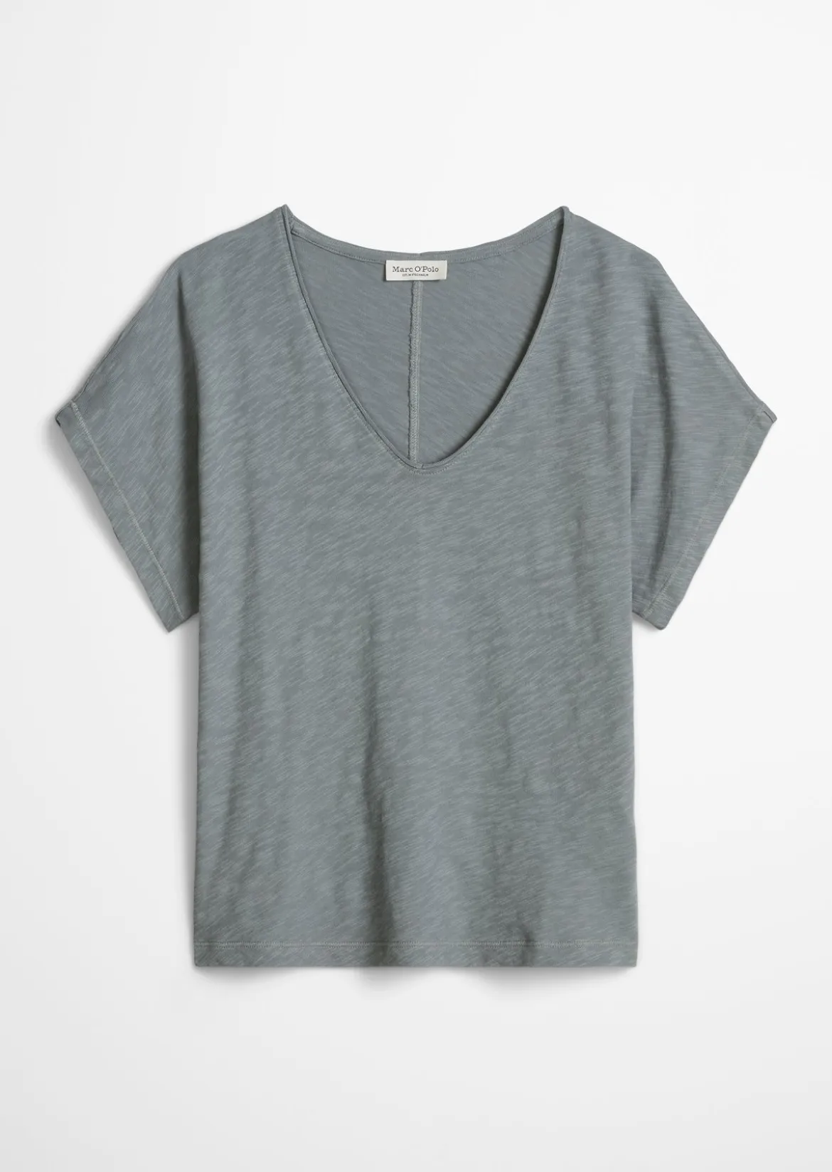 T-Shirt loose aus Slub-Jersey