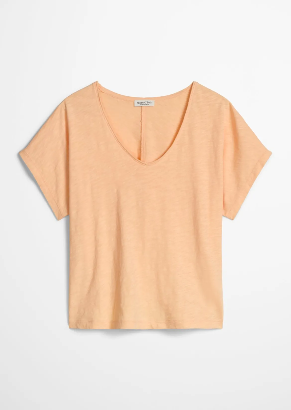 T-Shirt loose aus Slub-Jersey