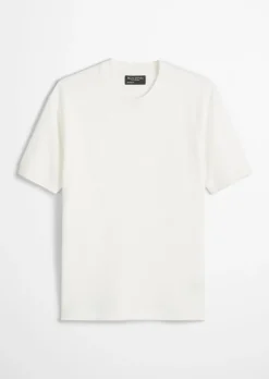 T-Shirt loose aus weichem Bouclé-Jersey
