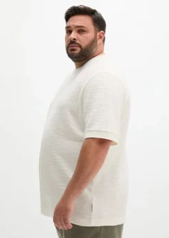 T-Shirt loose aus weichem Bouclé-Jersey