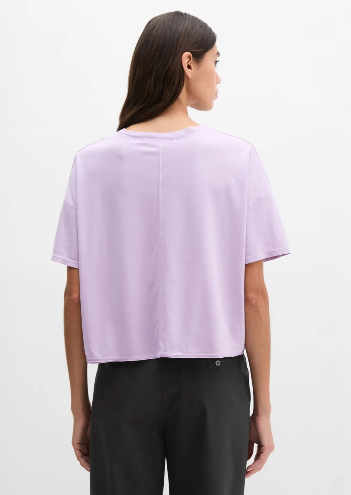 T-Shirt loose aus weichem Single Jersey