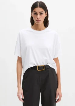 T-Shirt loose aus weichem Single Jersey