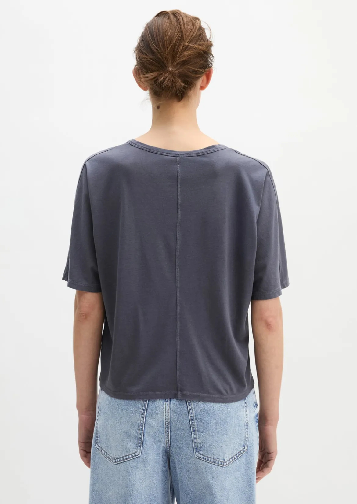 T-Shirt loose mit angeschnittenen Ärmeln