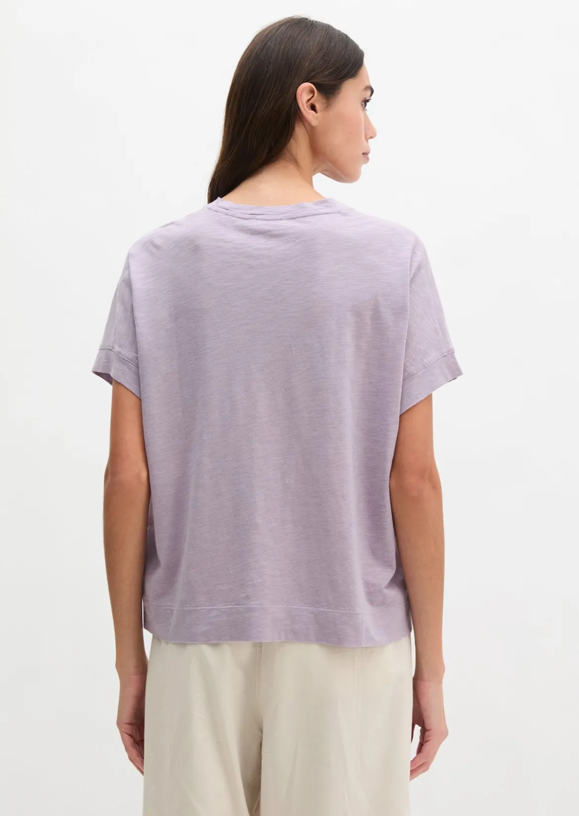 T-Shirt loose mit angeschnittenen Ärmeln
