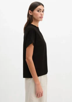 T-Shirt loose mit angeschnittenen Ärmeln