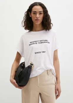 T-Shirt loose mit angeschnittenen Ärmeln