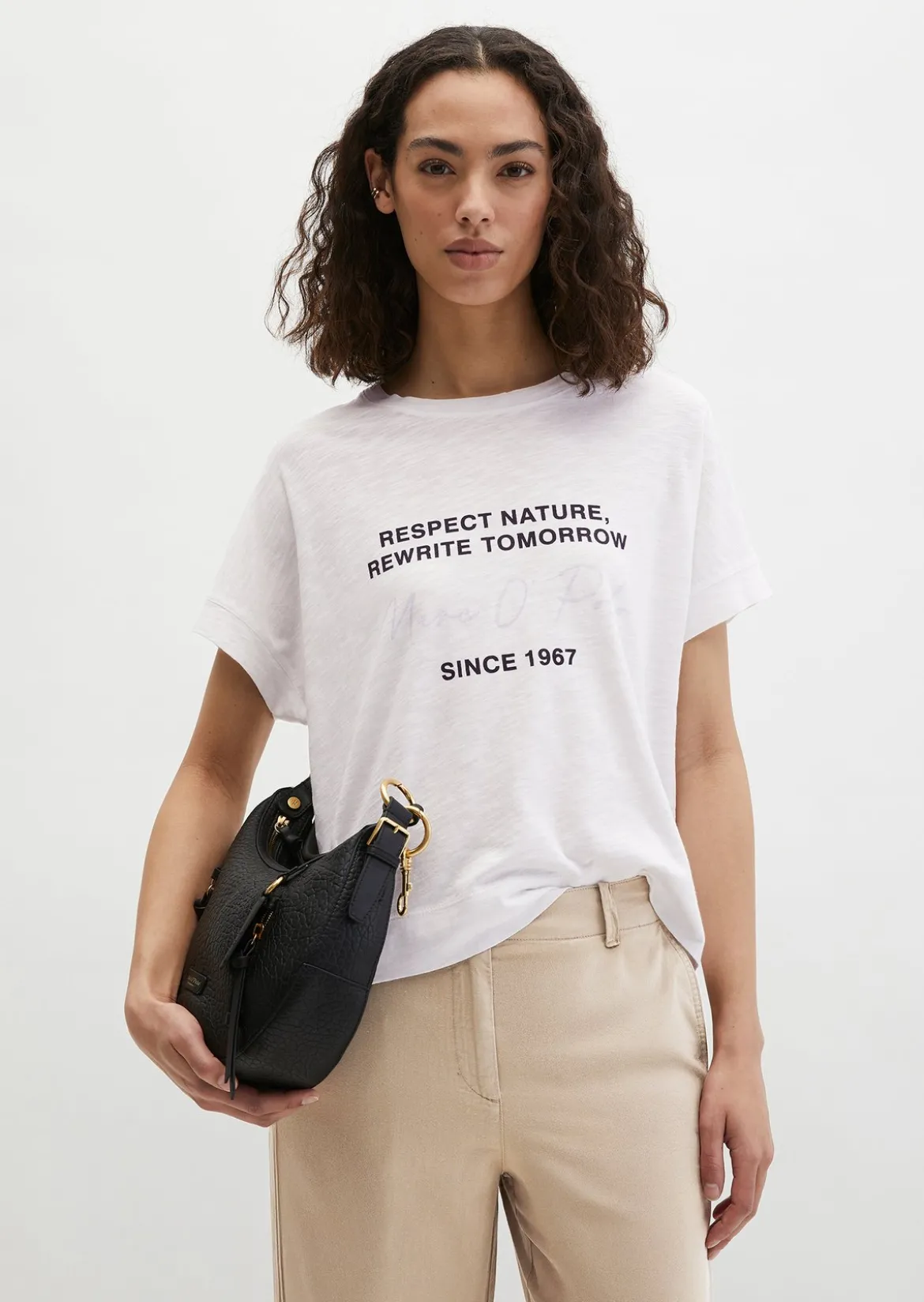 T-Shirt loose mit angeschnittenen Ärmeln