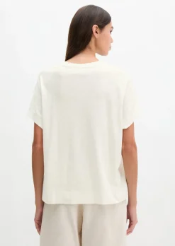 T-Shirt loose mit angeschnittenen Ärmeln