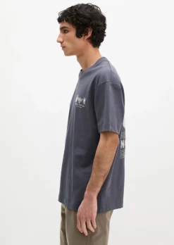 T-Shirt loose mit beidseitigen Insektenprints
