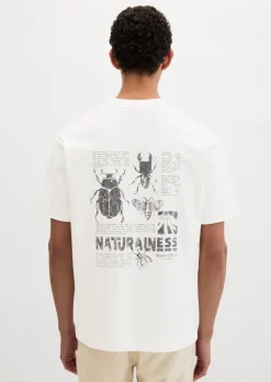 T-Shirt loose mit beidseitigen Insektenprints