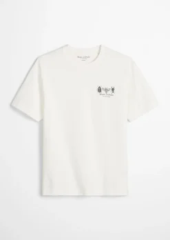 T-Shirt loose mit beidseitigen Insektenprints