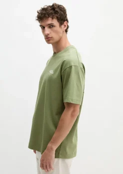 T-Shirt loose mit Fisch-Rückenprint