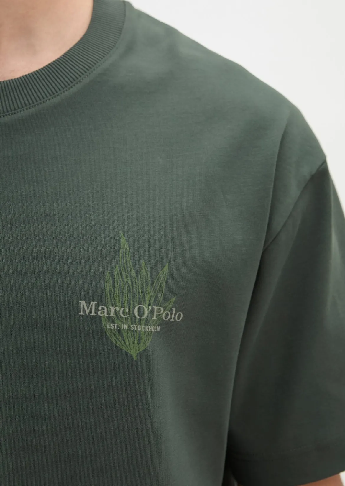 T-Shirt loose mit maritimer Rückenprint