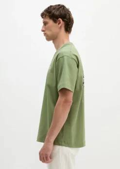 T-Shirt loose mit maritinem Rückenprint