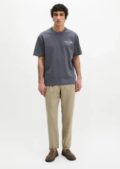T-Shirt loose mit Rückenprint