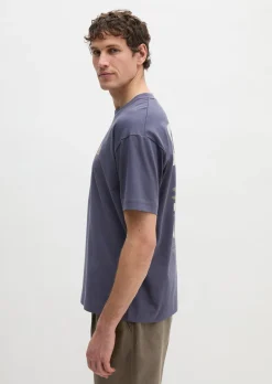 T-Shirt loose mit Rückenprint