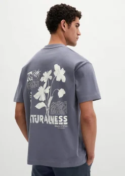 T-Shirt loose mit Rückenprint