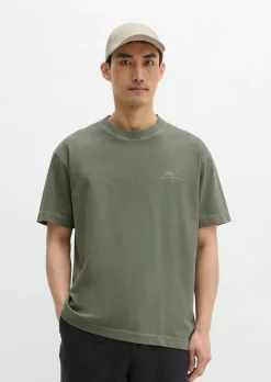 T-Shirt loose mit sommerlichem Rückenprint