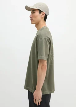 T-Shirt loose mit sommerlichem Rückenprint