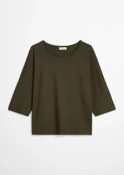 T-Shirt oversize aus Feinstrick-Jersey