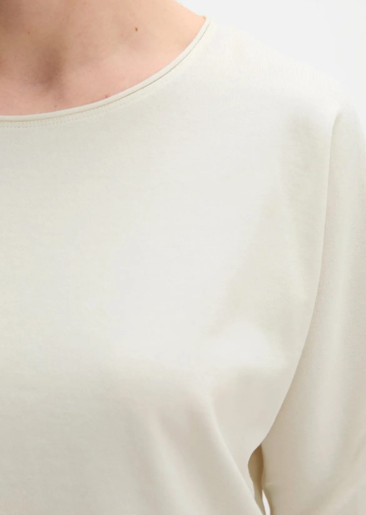 T-Shirt oversize aus Feinstrick-Jersey