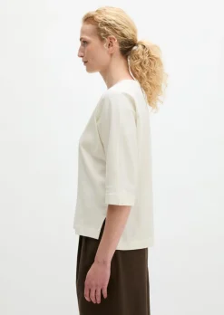 T-Shirt oversize aus Feinstrick-Jersey