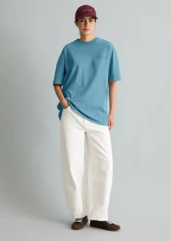 T-Shirt oversized aus Heavy Jersey