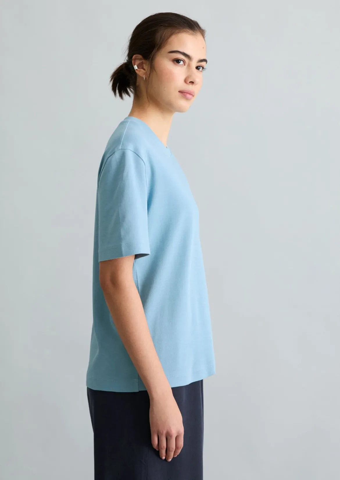 T-Shirt regular aus Interlock-Jersey