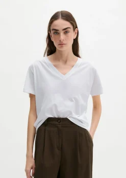 T-Shirt regular aus leichtem Single Jersey