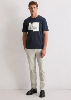 T-Shirt regular aus softem Bio-Baumwoll-Jersey